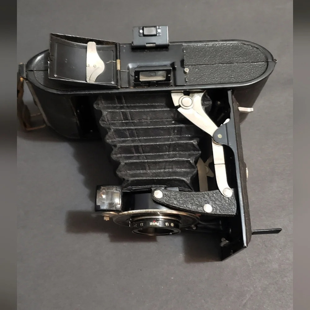 Vintage camera and case